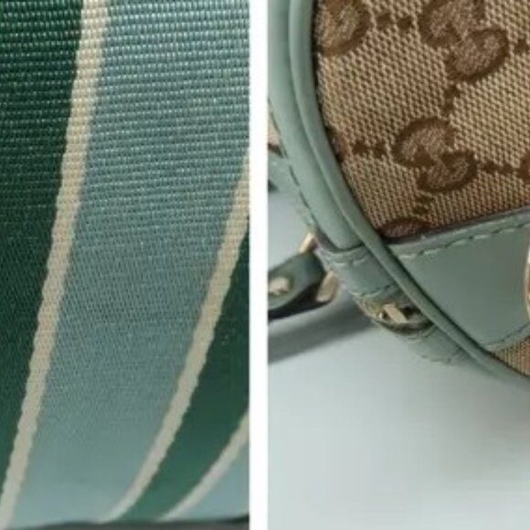 GUCCI CLASSIC MONOGRAM BOSTON MEDIUM W/LONG STRAP-100% AUTHENTIC - Picture 8 of 16